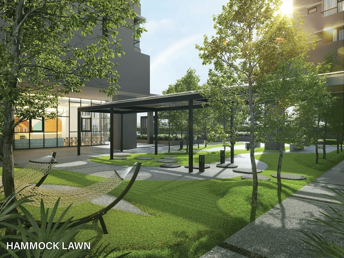 Hammock Lawn at OAKA Residences Bukit Jalil (artist's impression)