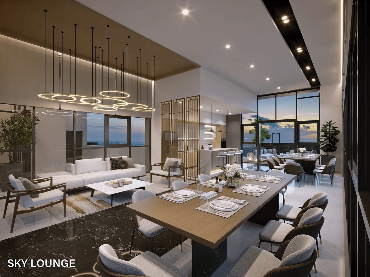 Sky Lounge at OAKA Residences Bukit Jalil (artist's impression)